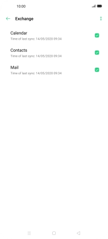 Press the menu icon.