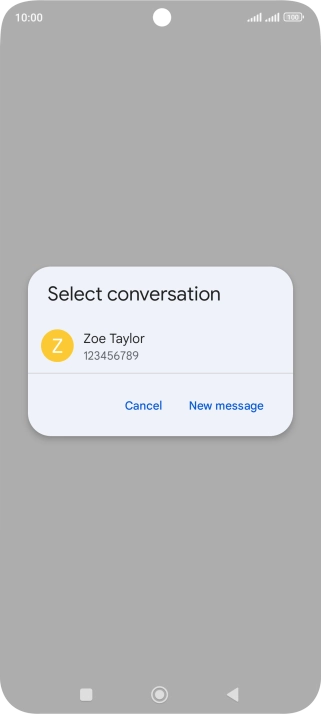 Press New message.
