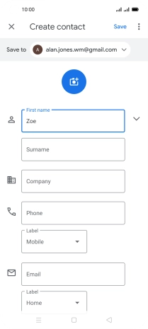 Press Surname and key in the required last name.