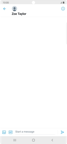 Press the text input field.