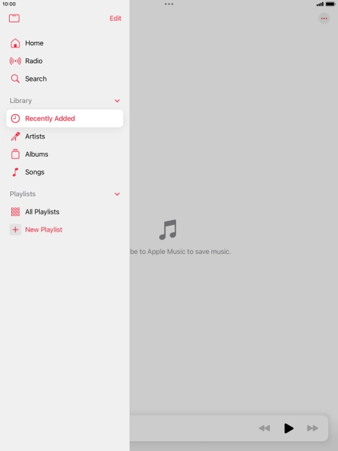Press New Playlist.