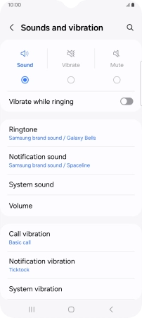 Press Notification sound.