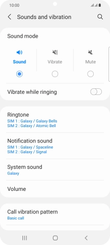 Press Ringtone.