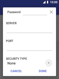 Select the drop down list next to 
