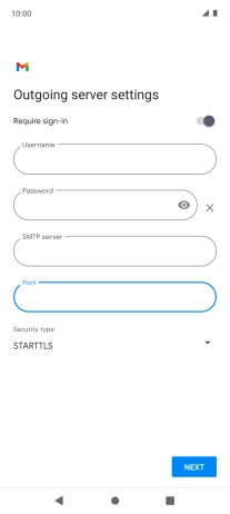 Press the drop down list below 