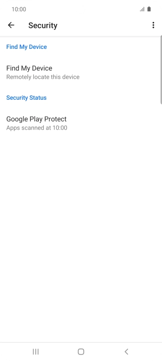 Press Find My Device.