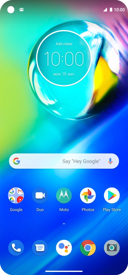 The email message icon shows that you've received a new email message.