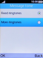 Select More ringtones.