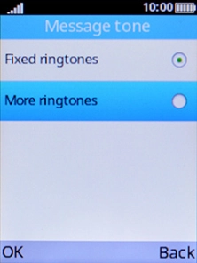 Select More ringtones.