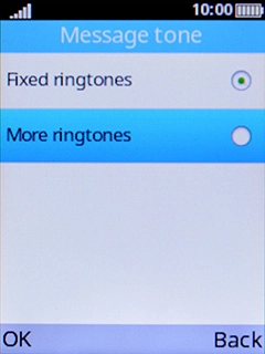 Select More ringtones.