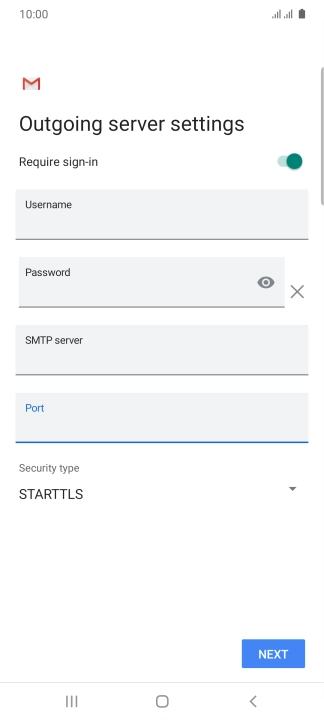 Press the drop down list below 