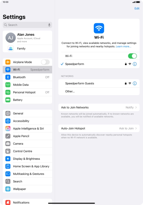 Slide your finger upwards starting from the bottom of the screen to return to the home screen.