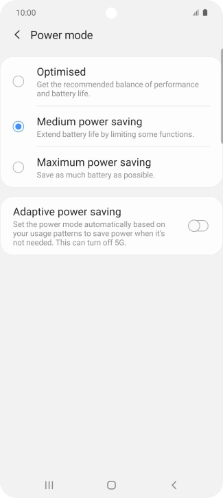 Press the Home key to return to the home screen.