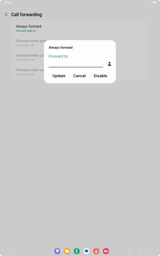 Press Disable.