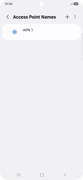 Press the add icon.