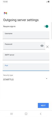 Press the drop down list below 