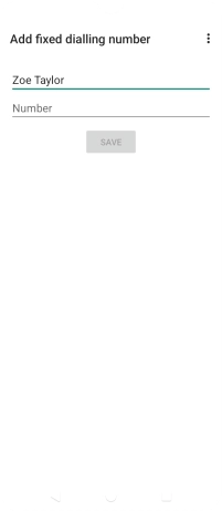 Press Number and key in the required phone number.