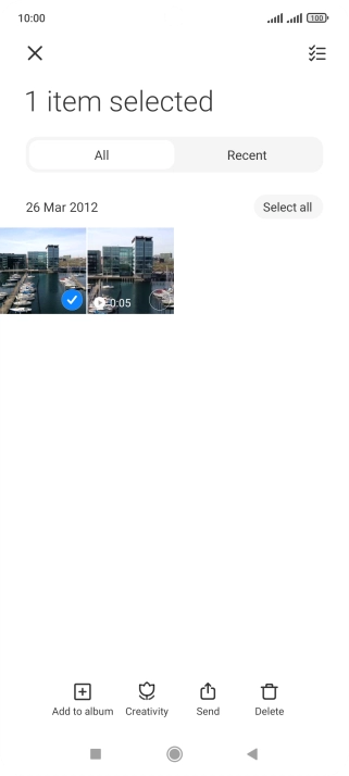 Press Send.