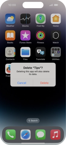 Press Delete.
