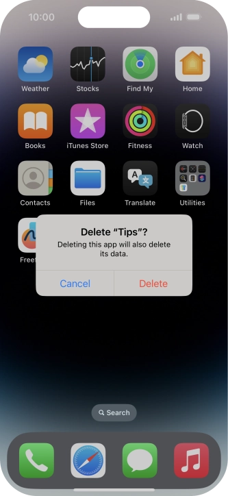 Press Delete.