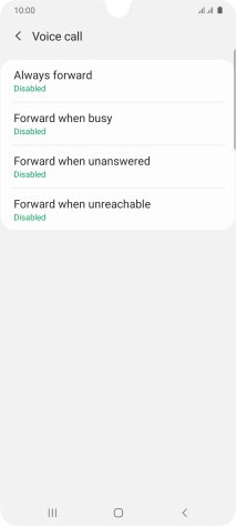 Press the Home key to return to the home screen.