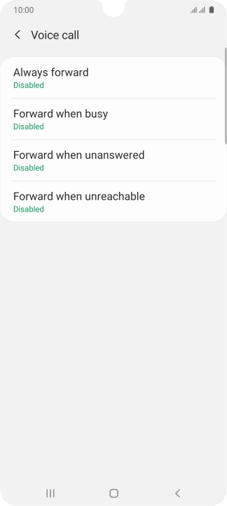 Press the Home key to return to the home screen.