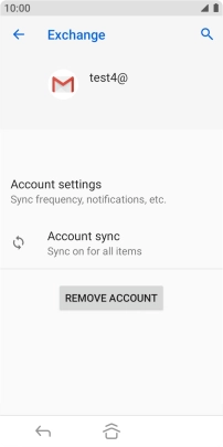 Press Account settings.