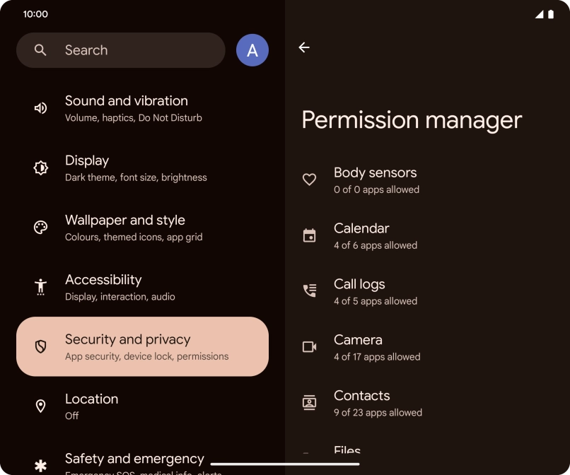 Press the required phone function.