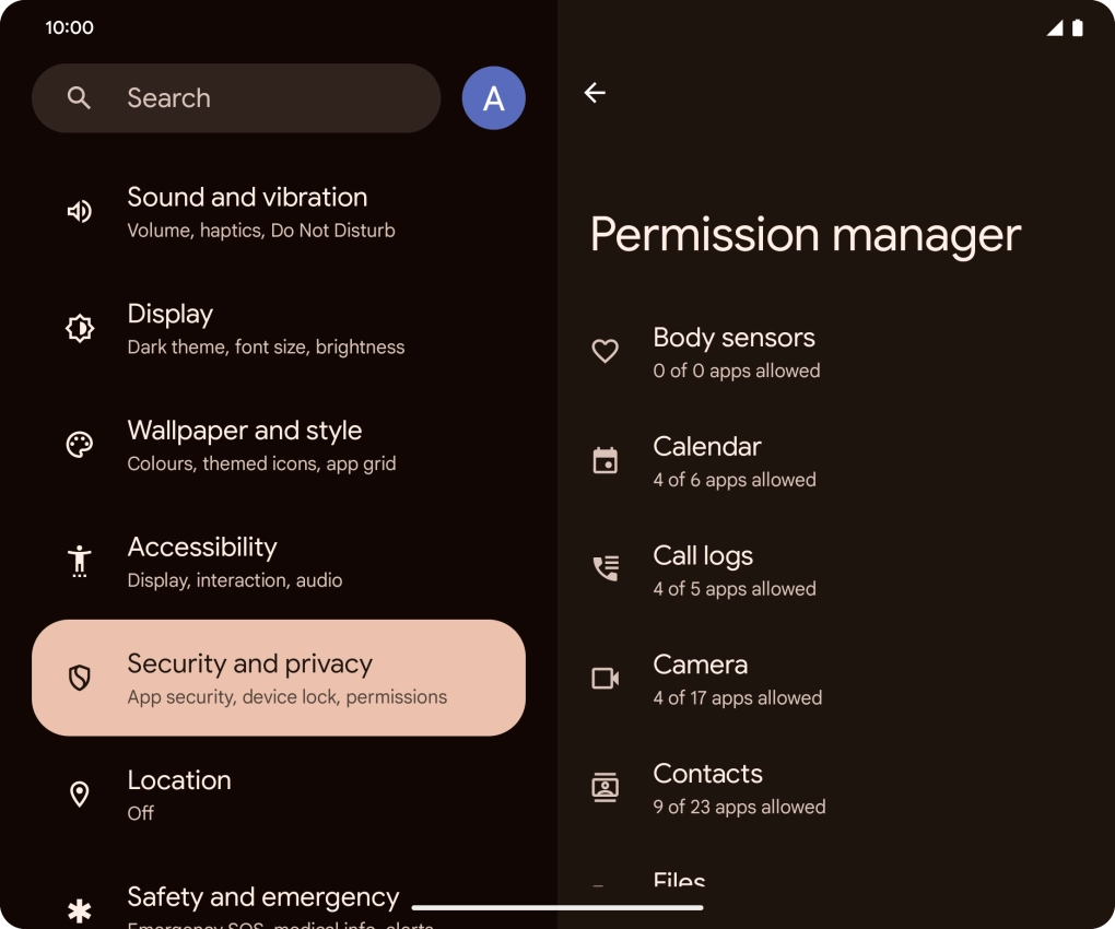 Press the required phone function.