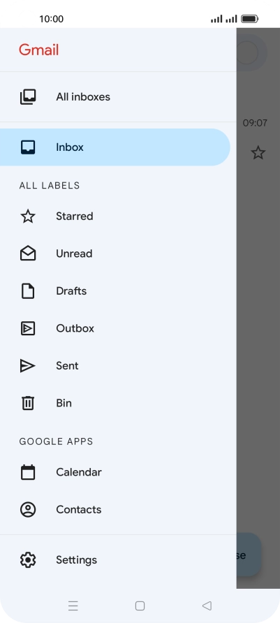Press Settings.