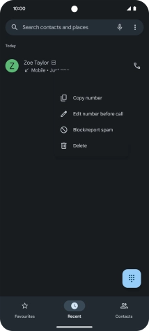 Press Block/report spam.