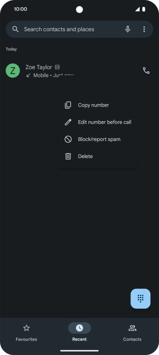 Press Block/report spam.