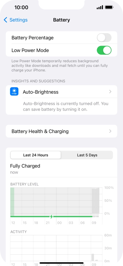 Slide your finger upwards starting from the bottom of the screen to return to the home screen.