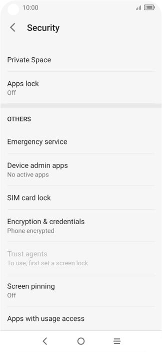 Press SIM card lock.