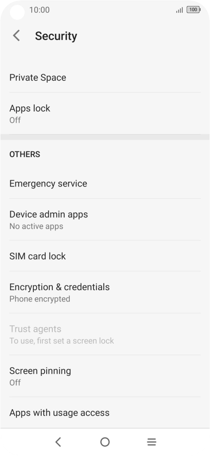 Press SIM card lock.
