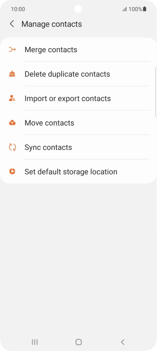 Press Merge contacts.