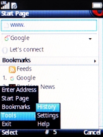 Select Settings.