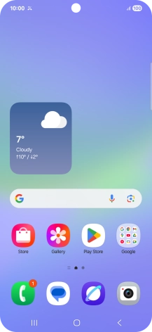 The missed calls icon shows that you have one or more missed calls.
