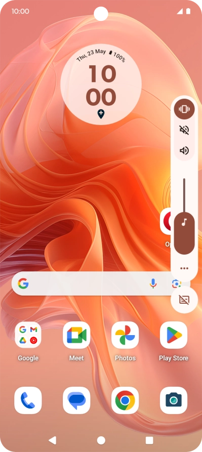 Press the required setting to turn off vibration.