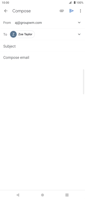 Press Subject and key in the required subject.