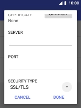 Select the drop down list below 