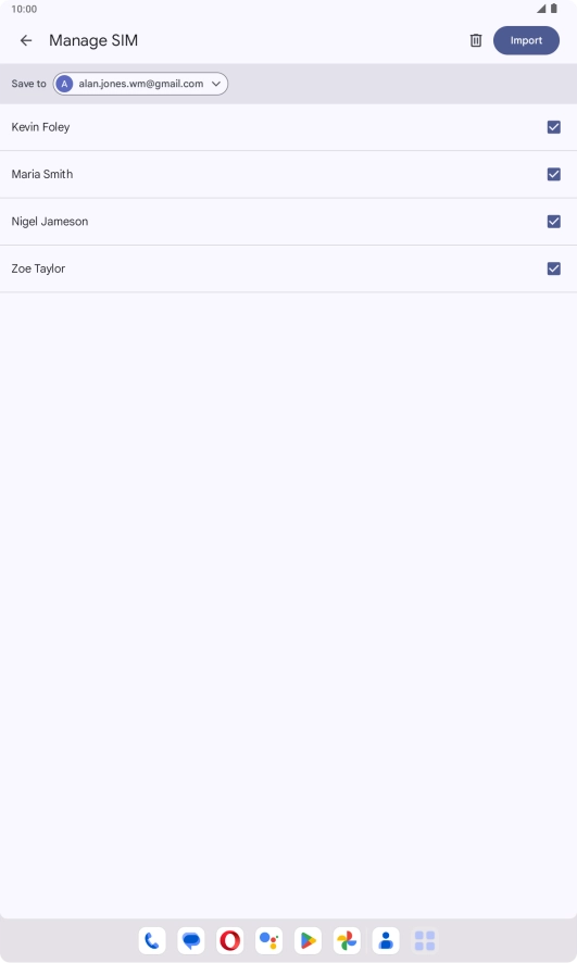 Press the drop down list next to 