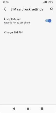 Press Change SIM PIN.