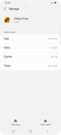 Press Clear cache.