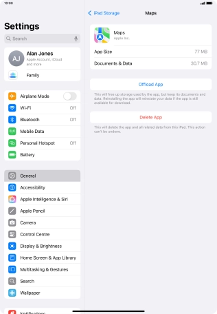 Press Offload App.