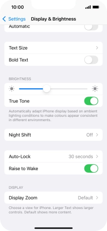 Press Auto-Lock.