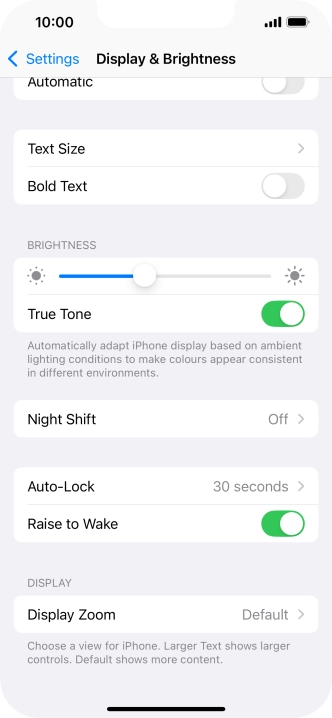 Press Auto-Lock.