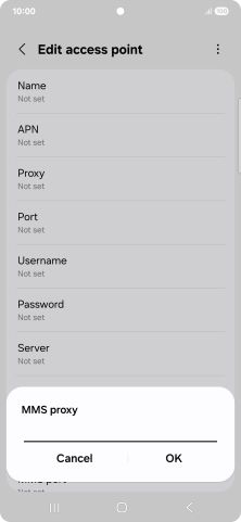 Key in 212.183.137.012 and press OK.