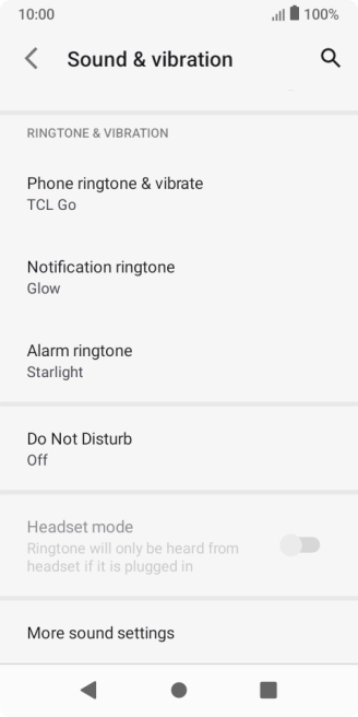 Press Do Not Disturb.