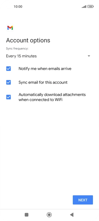Press the drop down list below 